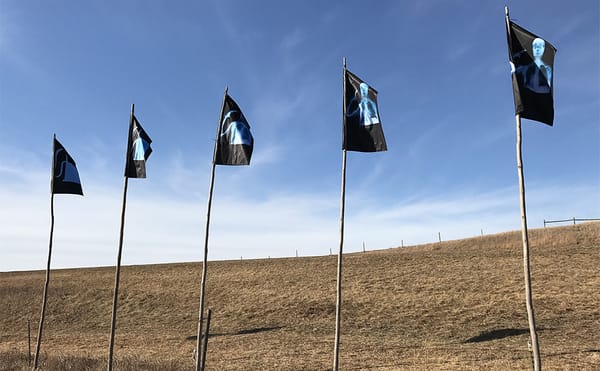 A Saudi Artist Hoists Flags at Standing Rock to Bring Attention to the Environmental Crisis