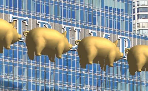 Architects Float Plan to Block Trump Tower Chicago Sign with Golden Pigs