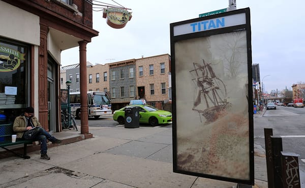 A Guerrilla Campaign Is Replacing Ads with Art Around New York City