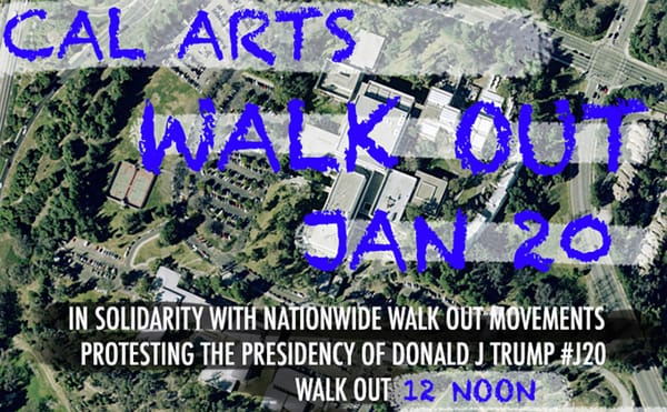 CalArts Students Prepare to Walk Out During #J20 Strike