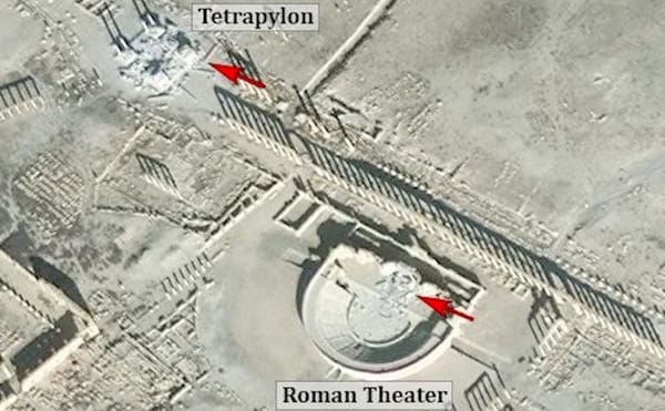 Satellite Imagery Suggests ISIS Destroyed Two More Ancient Sites in Palmyra
