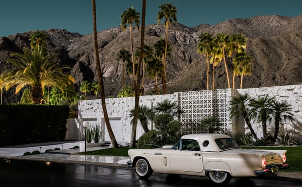 Photographing Palm Springs Modernism by Moonlight