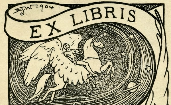 The Graphic Beauty of Vintage Bookplates