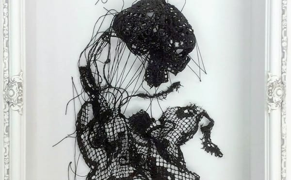 Responding to Human Remains with Crocheted Skeletons and Beaded Organs