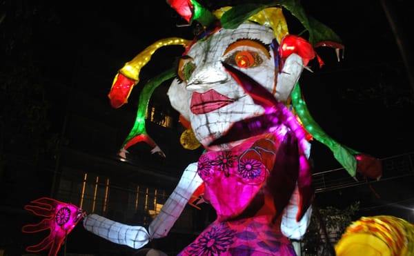 The Gliding, Glowing Giants of a Cambodian Puppet Festival