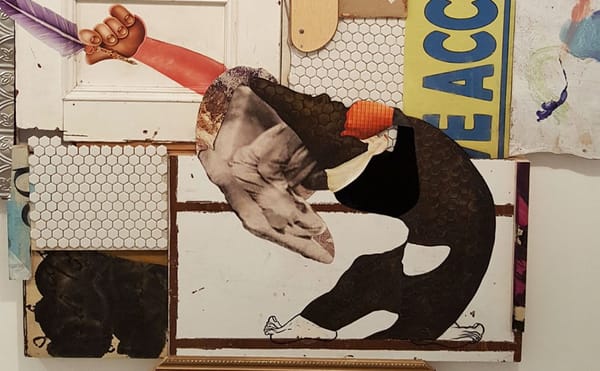 Mocking Materialism with Collage