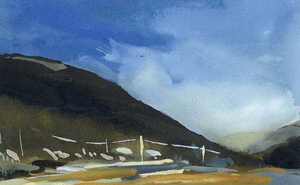 Tips for Watercolor at -25 Degrees