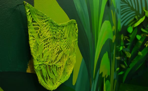 Peeping Through a Painted, Sculpted Jungle