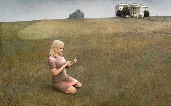 The Artist Who Put Kellyanne Conway in an Andrew Wyeth Painting