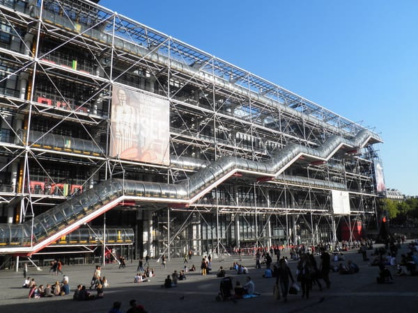 The Centre Pompidou (photo by Mister No/Wikimedia Commons)