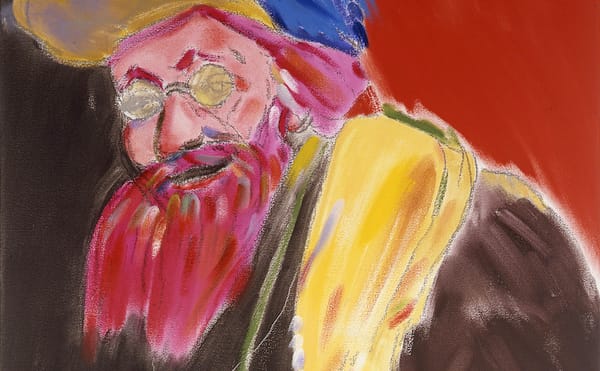 R. B. Kitaj Hugs a Ghost