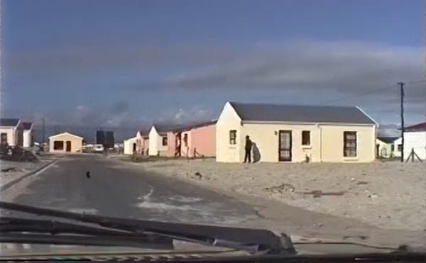 Still from Martha Rosler's South Africa: Crossing the River Without a Bridge (2016) (courtesy the artist and UnionDocs)