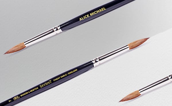 Win a Personalised Iconic Series 7 Brush from Winsor & Newton
