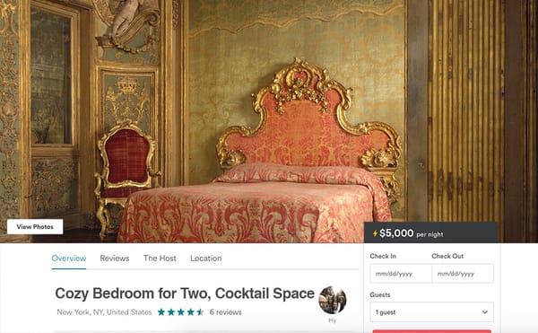 In Effort to Cover Deficit, Metropolitan Museum Partners with Airbnb to Rent Period Rooms