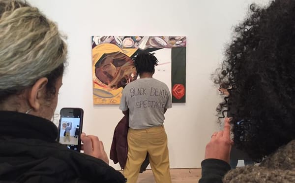 Protesters Block, Demand Removal of a Painting of Emmett Till at the Whitney Biennial