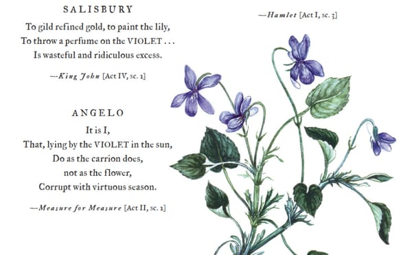 A Compendium of Shakespeare’s Plants, from Juliet’s Rose to Ophelia’s Bouquet