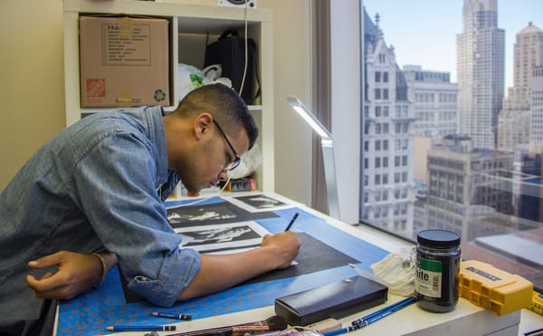 Visit 32 Artists’ Workspaces in a Lower Manhattan Skyscraper