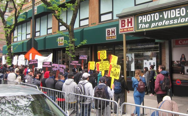 On May Day, Over 200 B&H Photo Workers Launch Strike