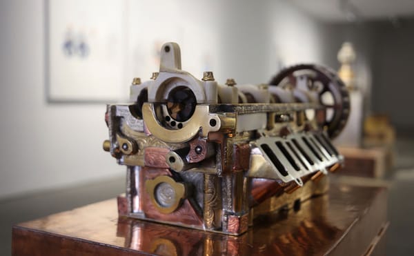 Two Different Artists Marvel at the Modern Means of Travel