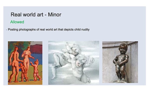 Leaked Document Lays Out Facebook’s Policy on Sex and Nudity in Art