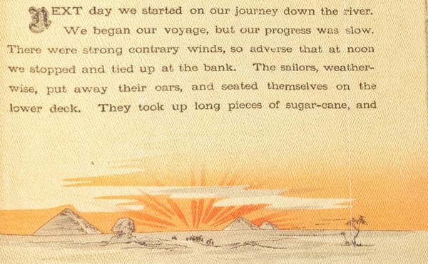 An Illustrated 19th-Century Japanese Travelogue of Egypt