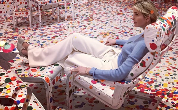 7 Thoughts About Ivanka Trump’s Photo in Kusama’s “Obliteration Room”