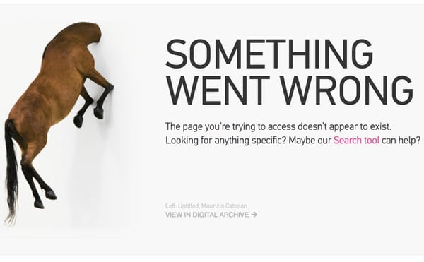When Wrong Goes Right: 30 Creative Museum 404 Error Pages