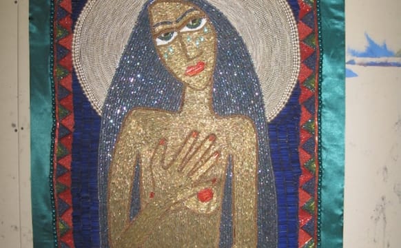 From Beaded Portraiture to Brainwave Drawings, Favorites from Greenpoint Open Studios