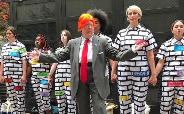 Artists Stage Protest Performances in Trump Tower