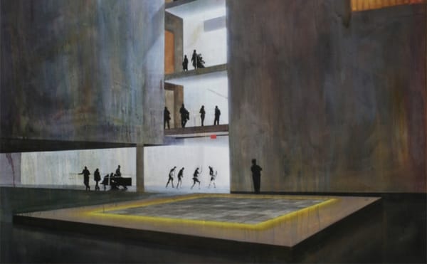 Paintings About the Intersection of Architecture and White Privilege