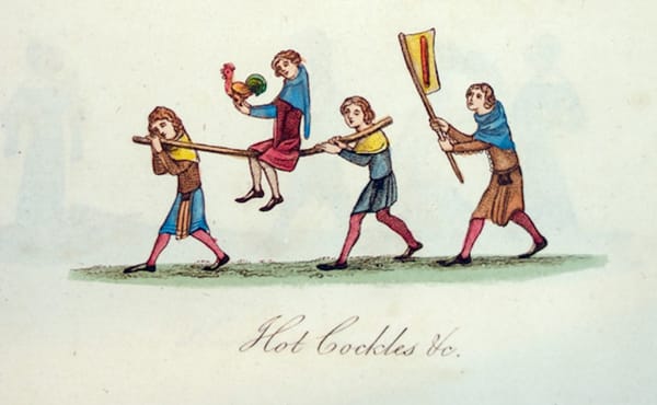 A 19th-Century Illustrated Guide to Bizarre British Games, Including Hot Cockles and Hoodman’s Blind