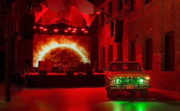 Installation view of Grand Ole Opera: Stewart & Stewart, curated by Gabriel Florenz, at Pioneer Works (photo © Dan Bradica)