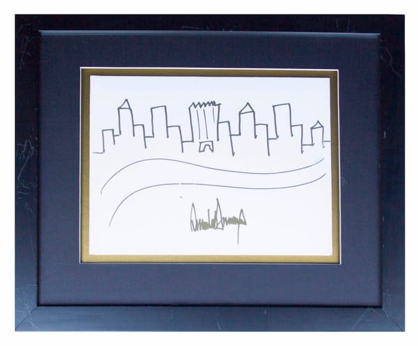 Trump Drawing Sells for $29,184 at Auction. Sad!