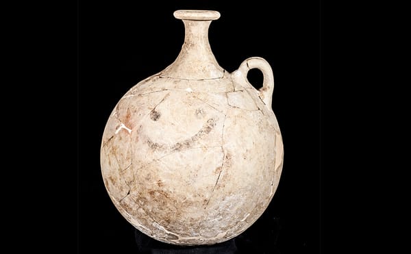 Was the Oldest Smiley Found on a 3,700-Year-Old Jug?