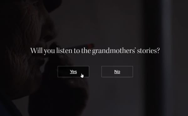 The Space We Hold interactive documentary (screenshot via National Film Board of Canada)