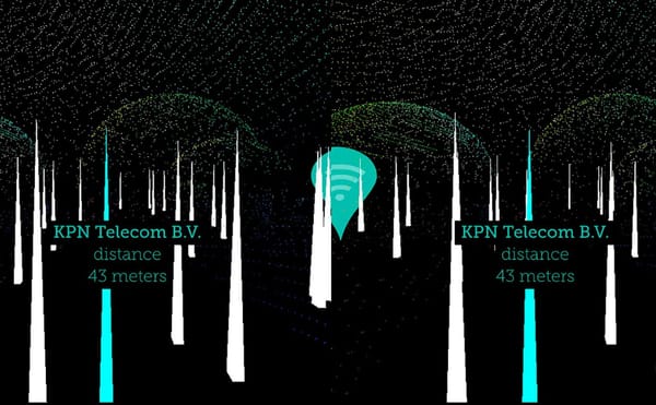 An App that Visualizes the Digital Hotspots and Voids Around You