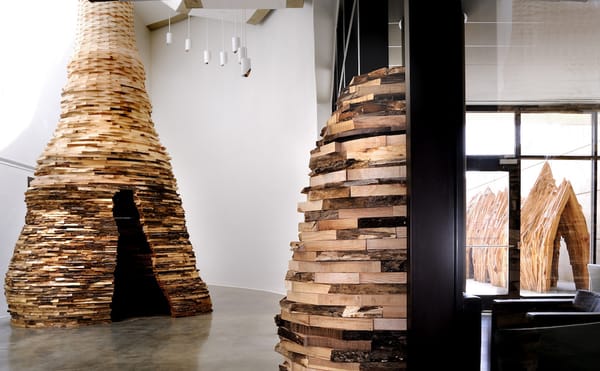 Wood Sculptures Rooted in Politics and Philosophy