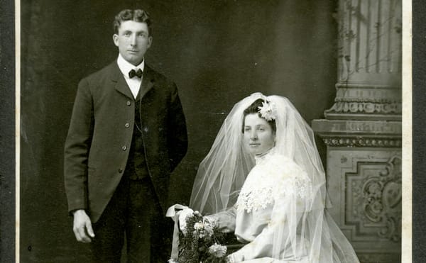 The Somberness of 19th-Century Wedding Portrait Photos