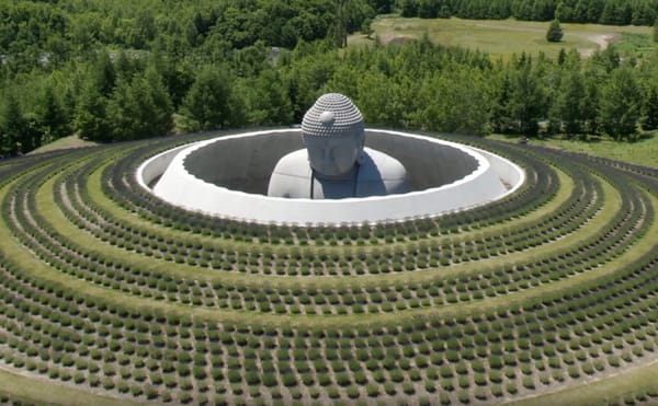 Om-believable Buddha in Rings of Lavender