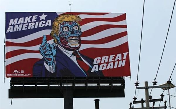 US Artist Trolls Trump with Billboard in Mexico City