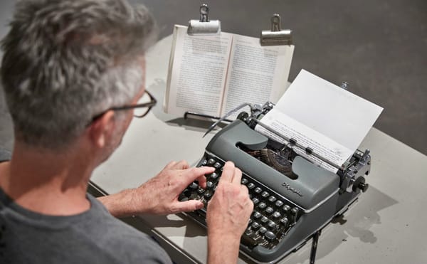 An Artist’s Meditative Project to Retype 100 Novels