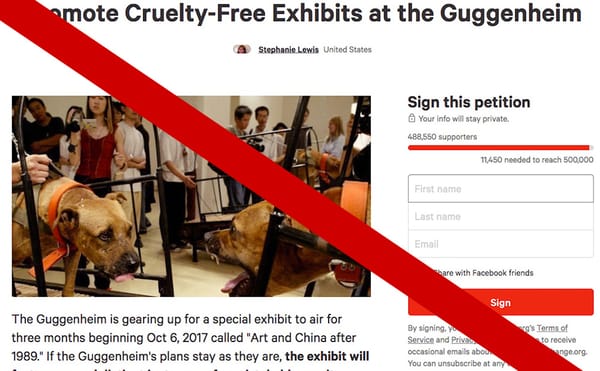 Guggenheim Pulls Three Works from Upcoming Show After Outcry Over Animal Abuse [UPDATED]