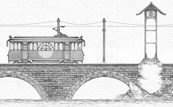 Drive a Hand-Drawn Tram for Cats in This Illustrated Game