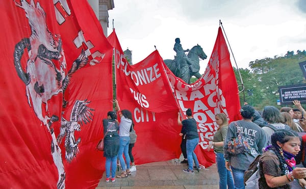 Anti-Columbus Day Tour Attended by Hundreds at the American Museum of Natural History