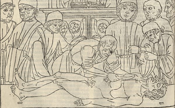 The First Printed Illustration of a Modern Dissection