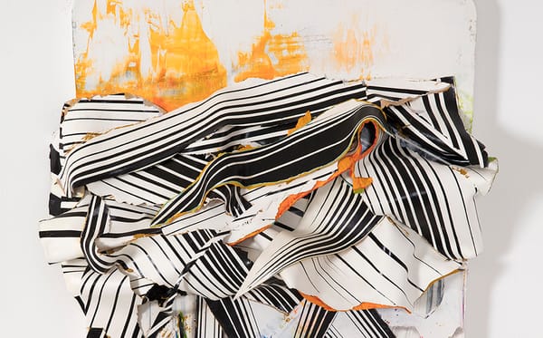 Sculptural Paintings Oozing with Color