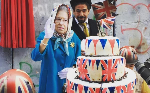 Banksy Throws “Apology" Tea Party for Palestinians in Bethlehem