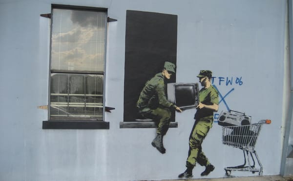 A Banksy Mural in New Orleans Gets a Swanky Restoration