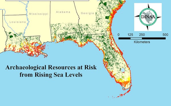 Rising Sea Levels Threaten Over 13,000 Archaeological Sites in the US