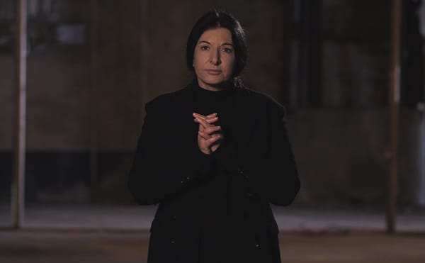 Marina Abramović describing her "Slow Motion Walk" technique inside what was to be the Marina Abramović Institute in Hudson,
